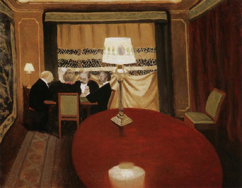 Felix Vallotton The Poker Game Germany oil painting art